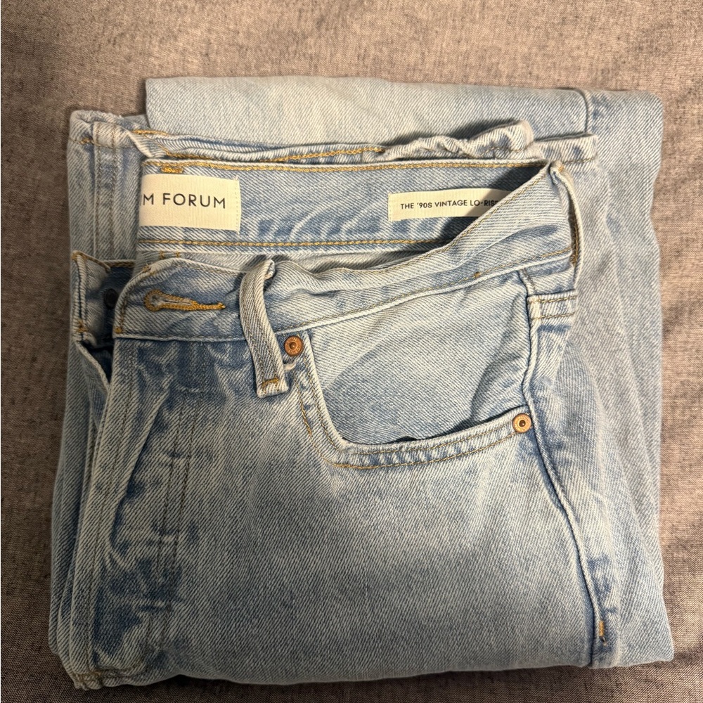 Denim Forum Vintage Light Wash Jeans